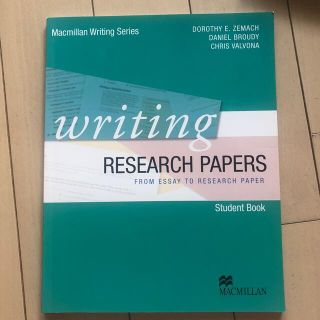 writing RESEARCH PAPERS(語学/参考書)