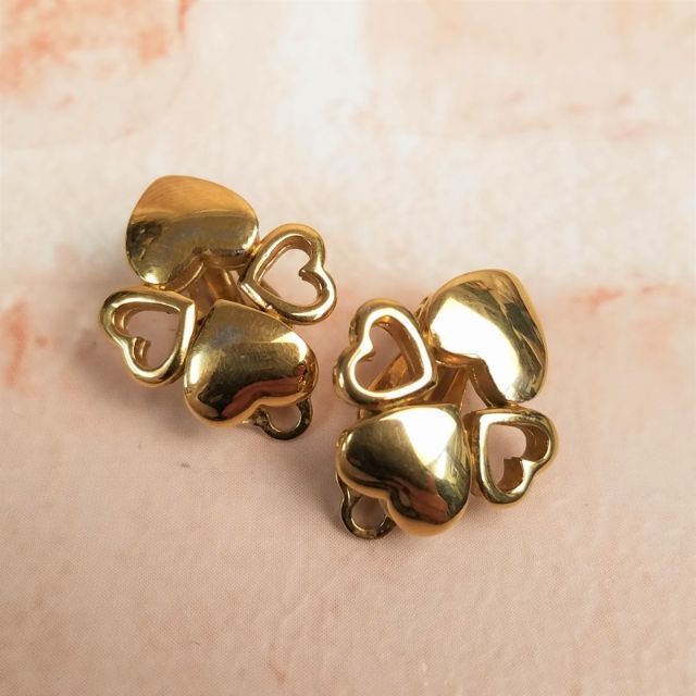 NINA RICCI ネックレス イヤリング セット ゴールド ハート