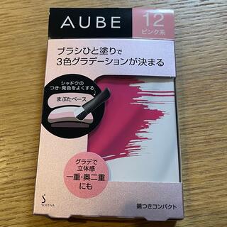 オーブクチュール(AUBE couture)のオーブ　ひと塗りアイシャドウ　ピンク12(アイシャドウ)