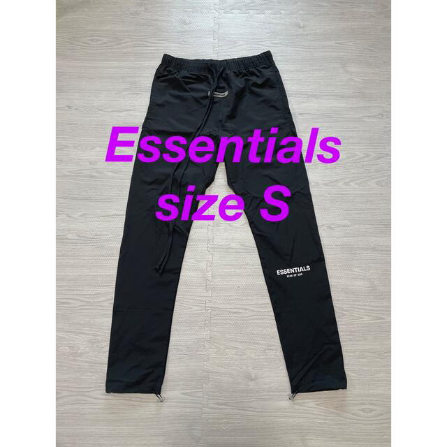 エッセンシャルズ ESSENTIALS ナイロン トラック パンツ S