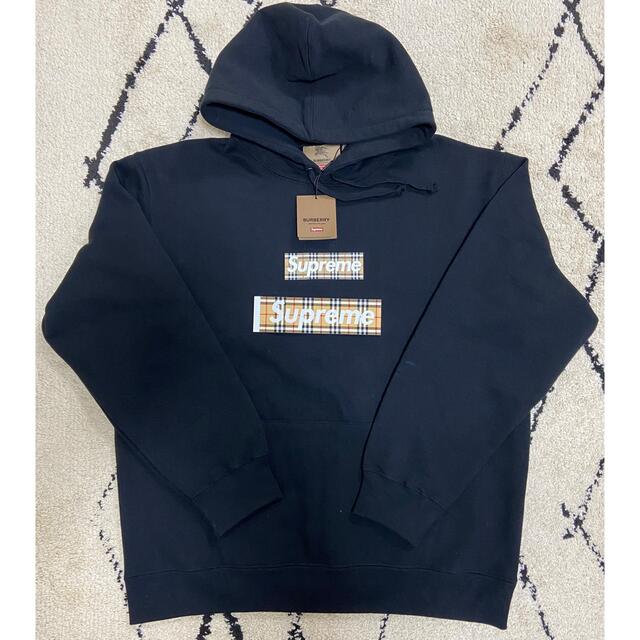 Supreme(シュプリーム)のXL Supreme Burberry Box Logo Hooded  メンズのトップス(パーカー)の商品写真