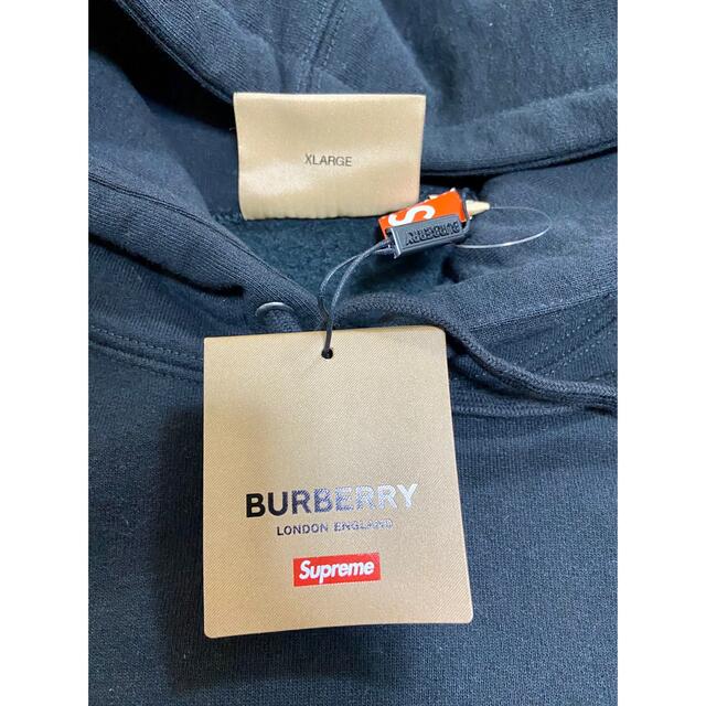 Supreme(シュプリーム)のXL Supreme Burberry Box Logo Hooded  メンズのトップス(パーカー)の商品写真