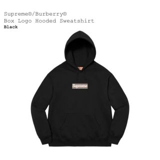 シュプリーム(Supreme)のXL Supreme Burberry Box Logo Hooded (パーカー)