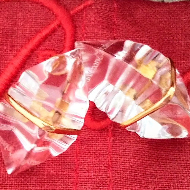Baccarat イヤリング クリア-