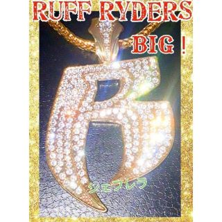 桁外れな存在感☆　RUFF RYDERS　ビッグ ゴールド ネックレス(ネックレス)