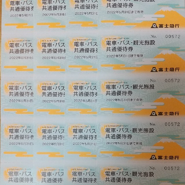 富士急ハイランド フリーパス4名分<富士急行株主優待> 本格派ま！ 8960