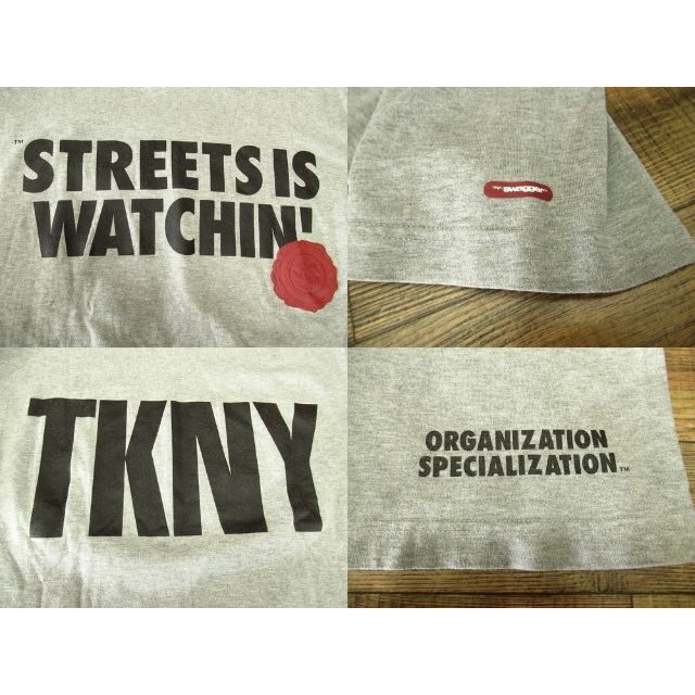 SWAGGER(スワッガー)のさくさくパンダ様専用G② スワッガー TKNY 両面 半袖 Tシャツ L グレー メンズのトップス(Tシャツ/カットソー(半袖/袖なし))の商品写真