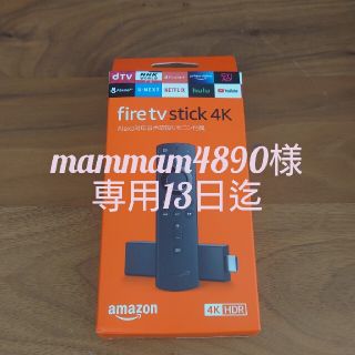 mammam様専用       Amazon Fire TV Stick 4K(映像用ケーブル)