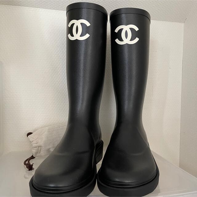 レディース新品  激レア‼️CHANEL レインブーツ37