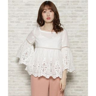 ウィルセレクション(WILLSELECTION)のウィルセレクション♡コットンレースフレアブラウス♡(シャツ/ブラウス(長袖/七分))