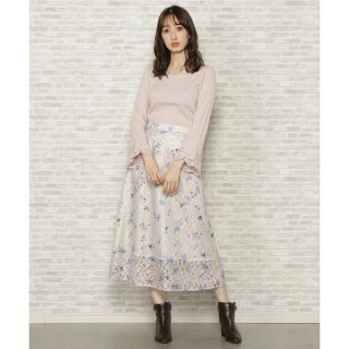 ウィルセレクション(WILLSELECTION)のウィルセレクション♡レース花柄スカート♡(ひざ丈ワンピース)