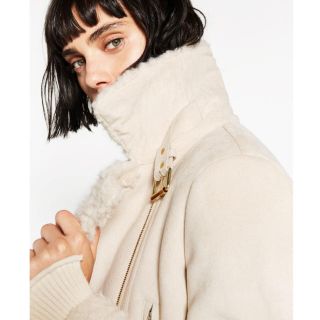 ザラ(ZARA)のZARA【新品・タグ付き】今季のアウター(ムートンコート)