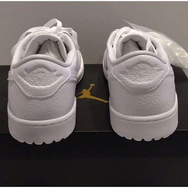 Nike Air Jordan 1 Golf Triple White 27cm 2