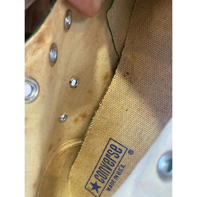 CONVERSE - 80s USA製 コンバース オールスター 緑 27センチ CONVERSE - 80s USA製 コンバース オールスター 緑 27センチ