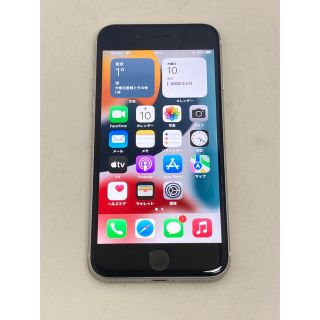 アイフォーン(iPhone)の美品■Apple SIMフリー■iPhoneSE2 128GB■ホワイト 白色■(スマートフォン本体)