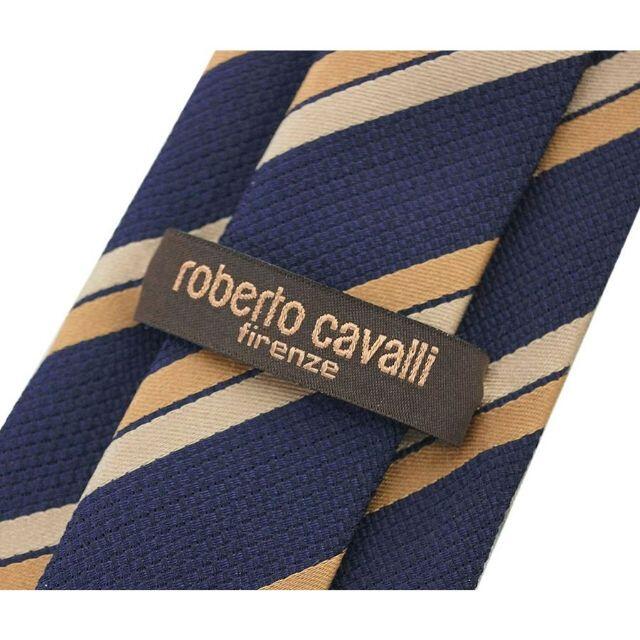 低価人気SALE】 Roberto Cavalli ロベルト・カヴァリ ネクタイストライプ ネイビー/ブラウン 31404の通販 by  買付道-JJブランド専科-｜ロベルトカヴァリならラクマ