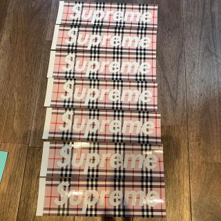 シュプリーム(Supreme)のSupreme Burberry ステッカーセット　ピンク(その他)