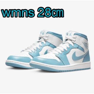 ナイキ(NIKE)の【送料込み★】NIKE WMNS AIR JORDAN 1 MID 28㎝(スニーカー)