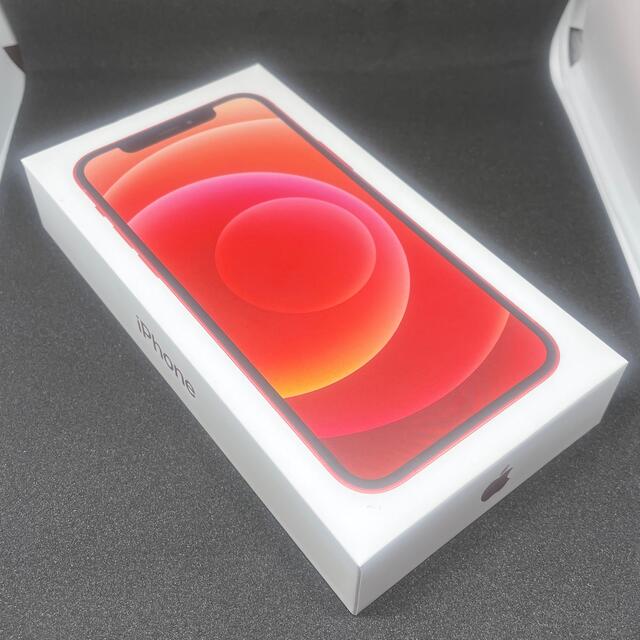 【新品未使用】iPhone12 256GB PRODUCT RED SIMフリースマートフォン/携帯電話