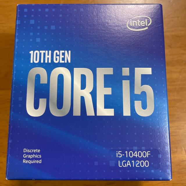 2021年最新入荷 Intel CORE i5 10400F BOX PCパーツ