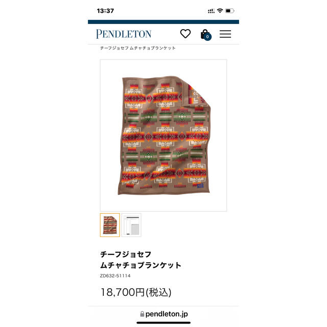 PENDLETON(ペンドルトン)のペンドルトン　ムチャチョブランケット　カーキ スポーツ/アウトドアのアウトドア(寝袋/寝具)の商品写真