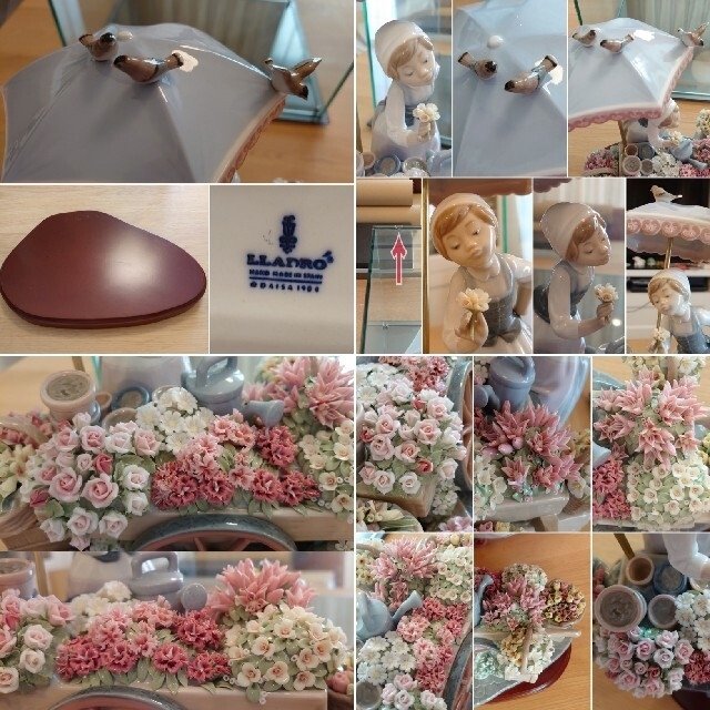 アメジスト様ご専用】リヤドロ No.1454「公園通りの花屋さん アメジスト様ご専用】リヤドロ No.1454「公園通りの花屋さん