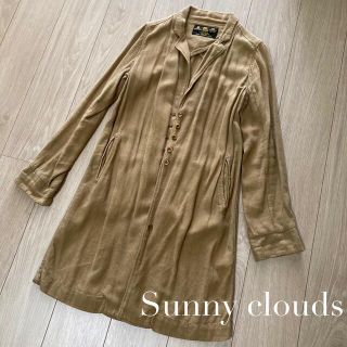 フェリシモ(FELISSIMO)のサニークラウズ Sunny clouds リネン混 アウター コート(チェスターコート)