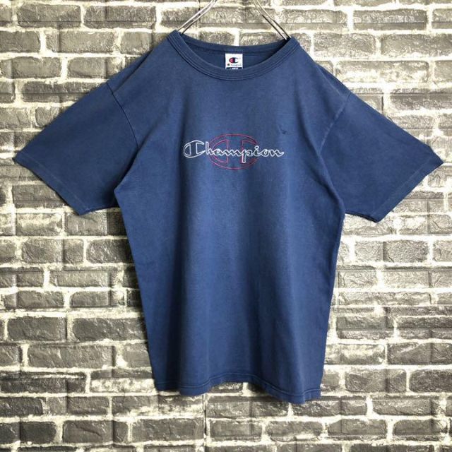 Champion - チャンピオン☆Tシャツ 古着 ゆるだぼ 90s デカロゴ Champion - チャンピオン☆Tシャツ 古着 ゆるだぼ 90s デカロゴ