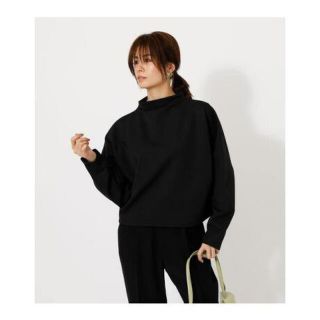 アズールバイマウジー(AZUL by moussy)の美品　AZULBYMOUSSY BOTTLE NECK DOLMAN TOPS(カットソー(長袖/七分))