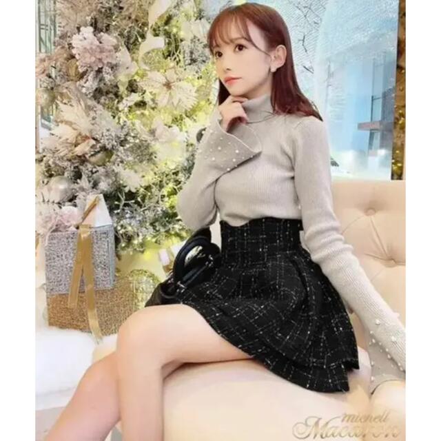 michellMacaron 美脚ツイードスカート michellMacaron 美脚ツイードスカート