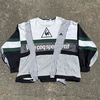 アートヴィンテージ(ART VINTAGE)のused remake old adidas le coq sportif(スウェット)