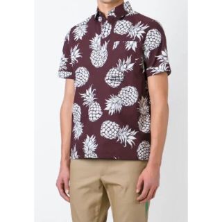 valentino crochet knit aloha shirt