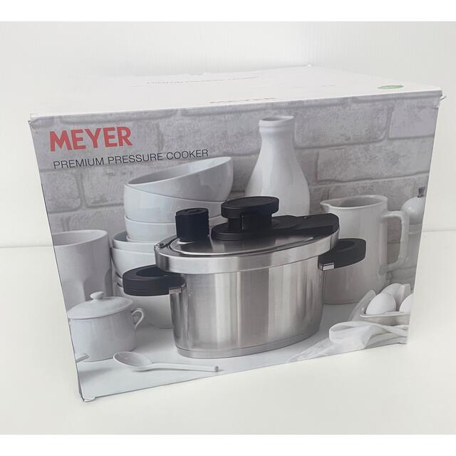 マイヤー Meyer 圧力鍋 ステンレス IH対応 圧力鍋 4.0Lインテリア/住まい/日用品