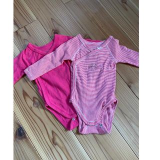 プチバトー(PETIT BATEAU)の【プチバトー】ロンパースセット(ロンパース)