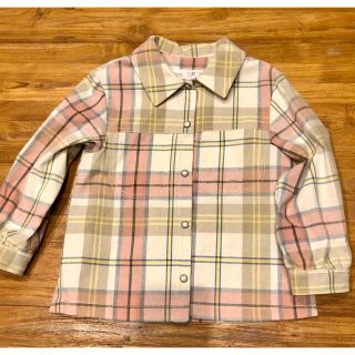 ザラキッズ(ZARA KIDS)のZARA チェック　シャツジャケット　羽織り　110(ジャケット/上着)