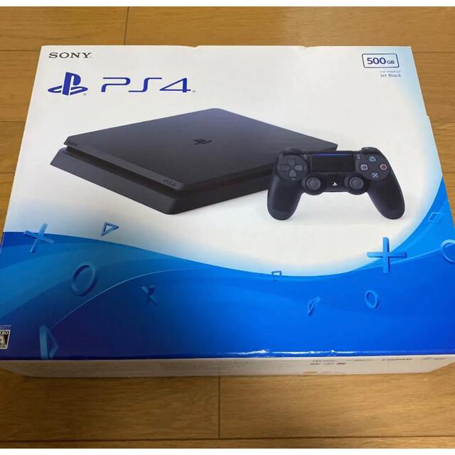 PlayStation4(プレイステーション4)のPlayStation®4 ジェット・ブラック 500GB CUH-2000A… エンタメ/ホビーのゲームソフト/ゲーム機本体(家庭用ゲーム機本体)の商品写真