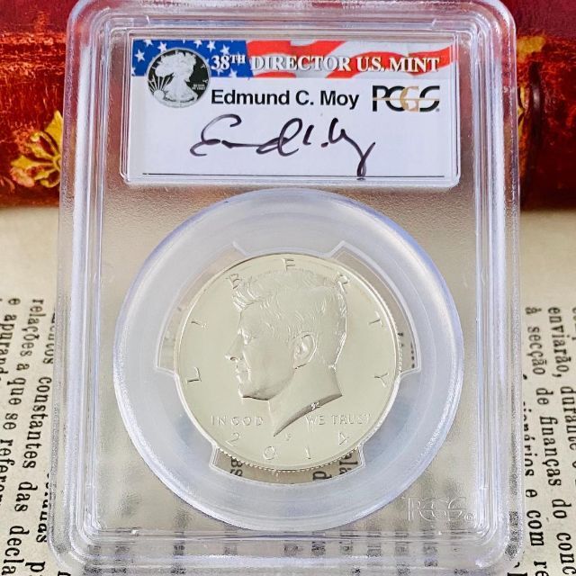 ★PCGS★2014 PR70 DCAM アメリカ 銀貨 50セント ケネディー