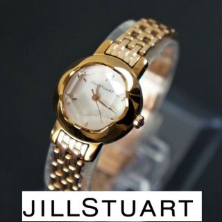 ジルスチュアート(JILLSTUART)の【稼働品】JILL STUART　 ピンクゴールド　電池交換済 ケース付(腕時計)