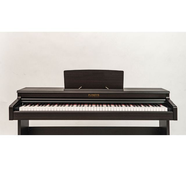 電子ピアノ ダークブラウン デジタルピアノ キーボード イス付き 組み立て必要の通販 by ボングリの店（土日祝は対応不可）｜ラクマ