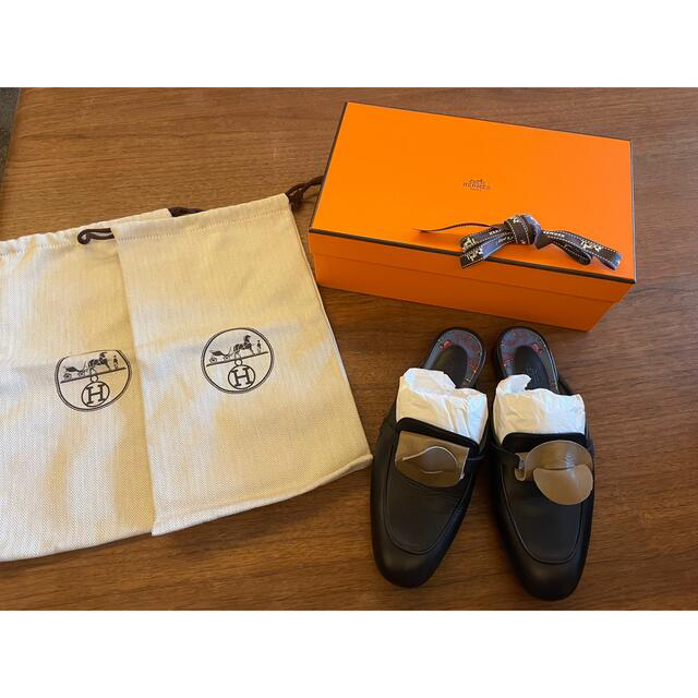 HERMES エルメス　スリッポン　mules フラット　 ケリーバックルスリッポン/モカシン