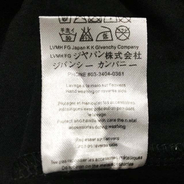 GIVENCHY(ジバンシィ)のジバンシィ半袖Tシャツ黒110㎝／17LUCIFEROアニマルプリント綿100％ キッズ/ベビー/マタニティのキッズ服男の子用(90cm~)(Tシャツ/カットソー)の商品写真