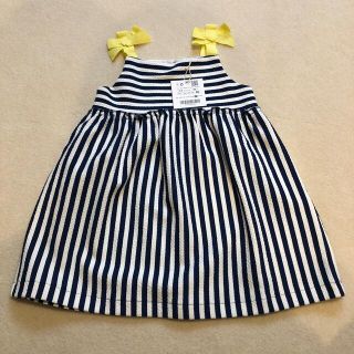 ザラキッズ(ZARA KIDS)のZara baby ストライプワンピース☆98センチ(ワンピース)