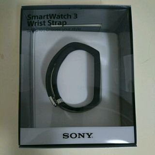 ソニー(SONY)のsmart watch 3 wrist strap SWR510 Black(その他)