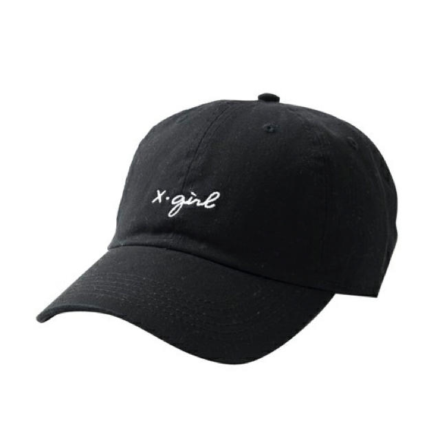 X-girl(エックスガール)の新品 X-girl キャップ CURSIVE LOGO COTTON CAP レディースの帽子(キャップ)の商品写真