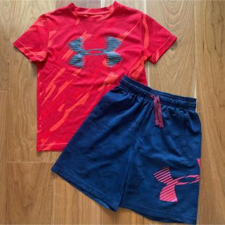 アンダーアーマー(UNDER ARMOUR)のアンダーアーマー  Tシャツ ハーフパンツ セット　130cm(パンツ/スパッツ)