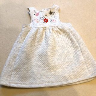 プチバトー(PETIT BATEAU)のsayu様専用　プチバトー☆キルティングワンピース☆86センチ(ワンピース)