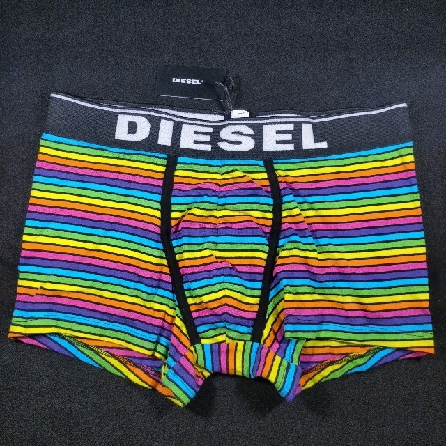 DIESEL(ディーゼル)のボクサーパンツ ディーゼル ストレッチコットン 綿95% M 2枚 メンズのアンダーウェア(ボクサーパンツ)の商品写真