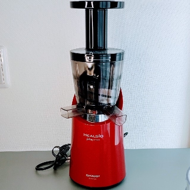SHARP - SHARP Healsio juicepresso EJ-CF10A-Rの通販 by しろまる's