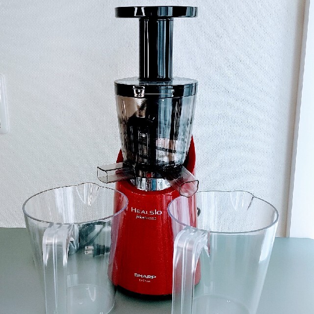 SHARP - SHARP Healsio juicepresso EJ-CF10A-Rの通販 by しろまる's