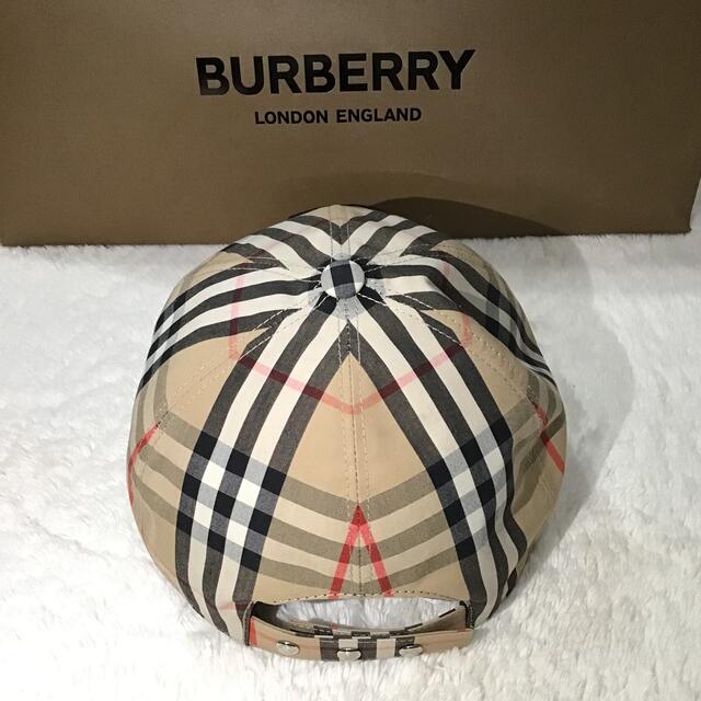 BURBERRY(バーバリー)のBURBERRY モノグラムモチーフチェックコットンベースボールキャップ メンズの帽子(キャップ)の商品写真